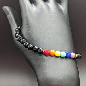 Rainbow beads Bracelet